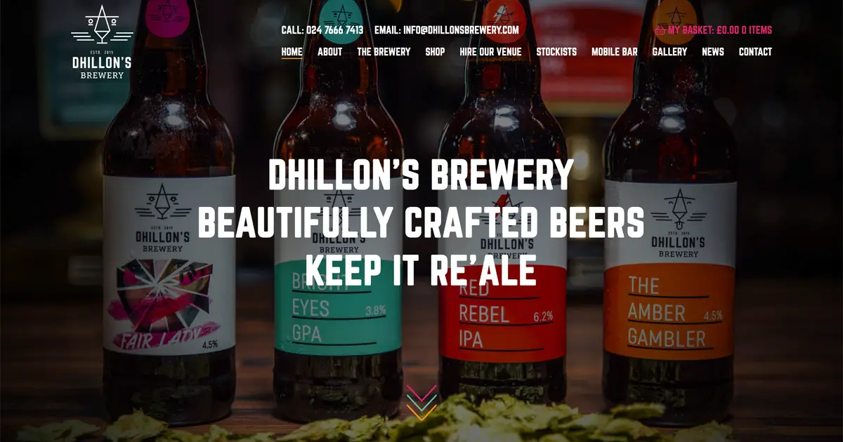 dhillonsbrewery.com