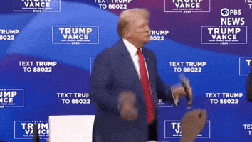 Donald Trump Dancing GIF by PBS News Donald Trump Dancing GIF by PBS News